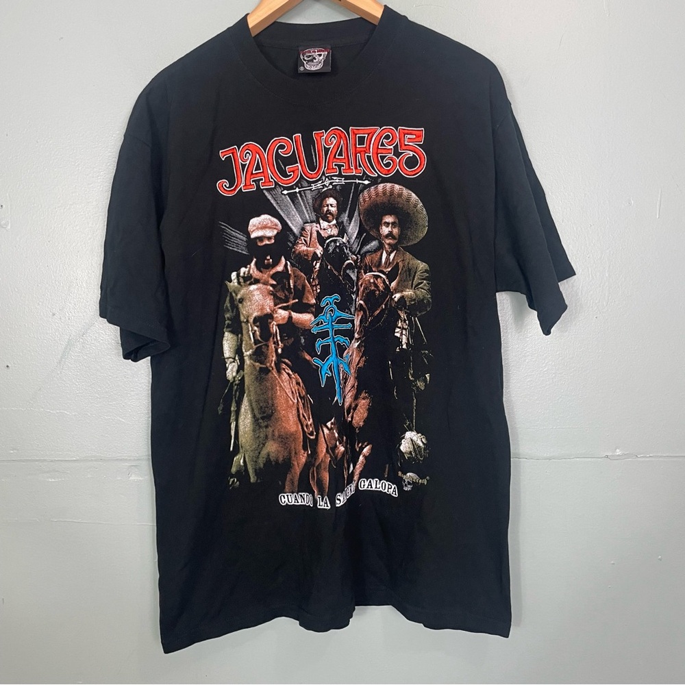 Vtg Rock & Death Jaguares Shirt Cuando La Sangre Galopa El Primer Instinto XL?